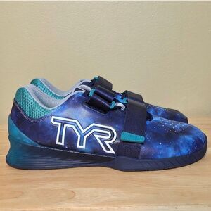 TYR L-1 Lifter Weightlifting Shoes Cosmic Navy Blue Men's Size 10 Women's 11.5